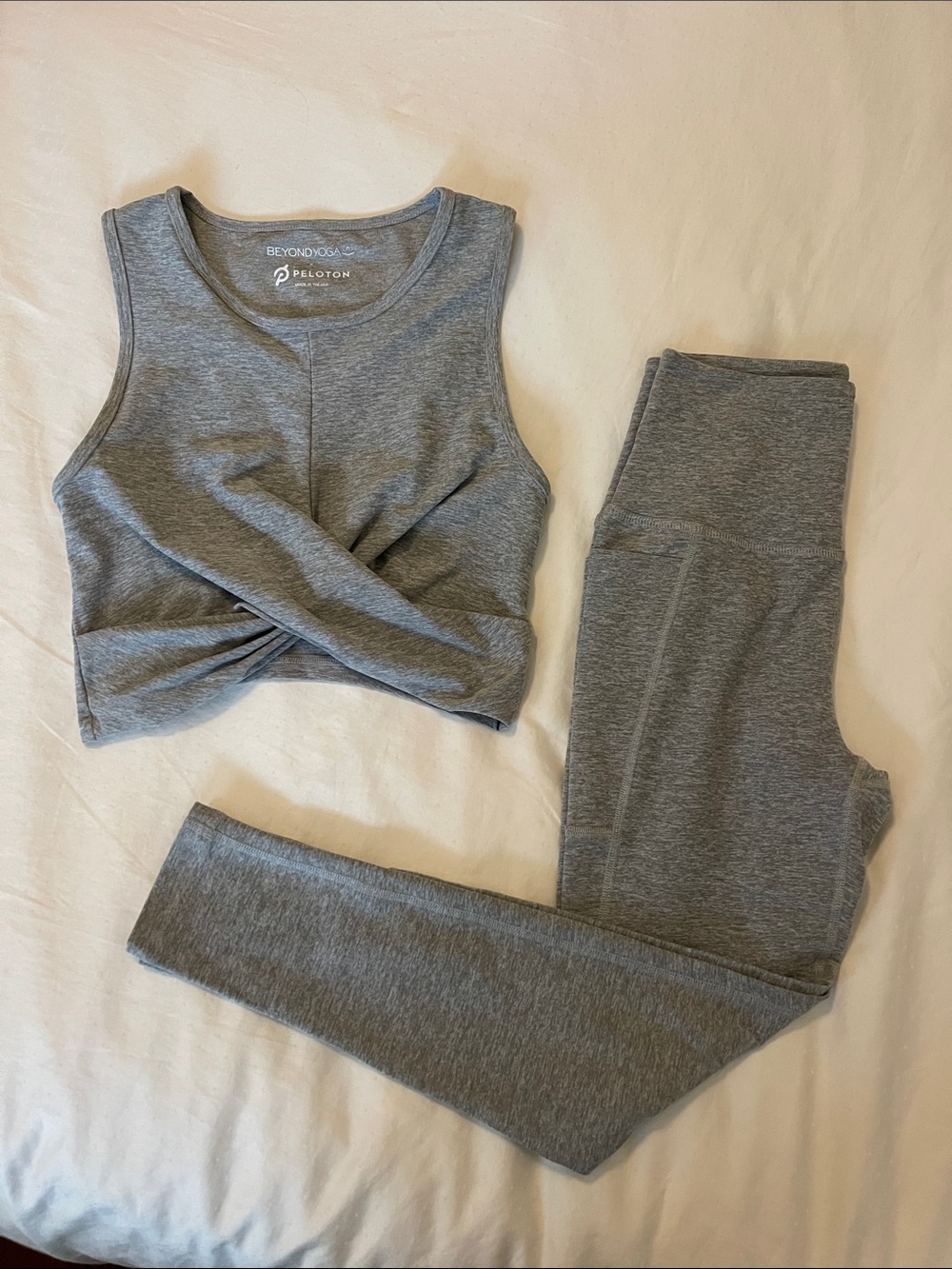 Peloton Beyond Yoga Crop Tank & Legging Set